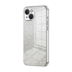 iPhone 13 Case Protective Glitter Electroplated - Silver