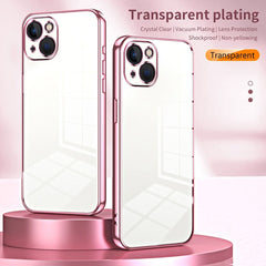 iPhone 13 Case Protective Plating Fine Hole - Transparent