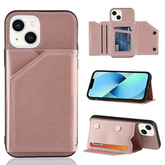 iPhone 14 Plus Case With Four Card Slots - Rose Gold