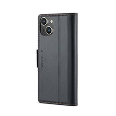 iPhone 15 Case CaseMe 023 RFID Anti-theft PU Leather - Black