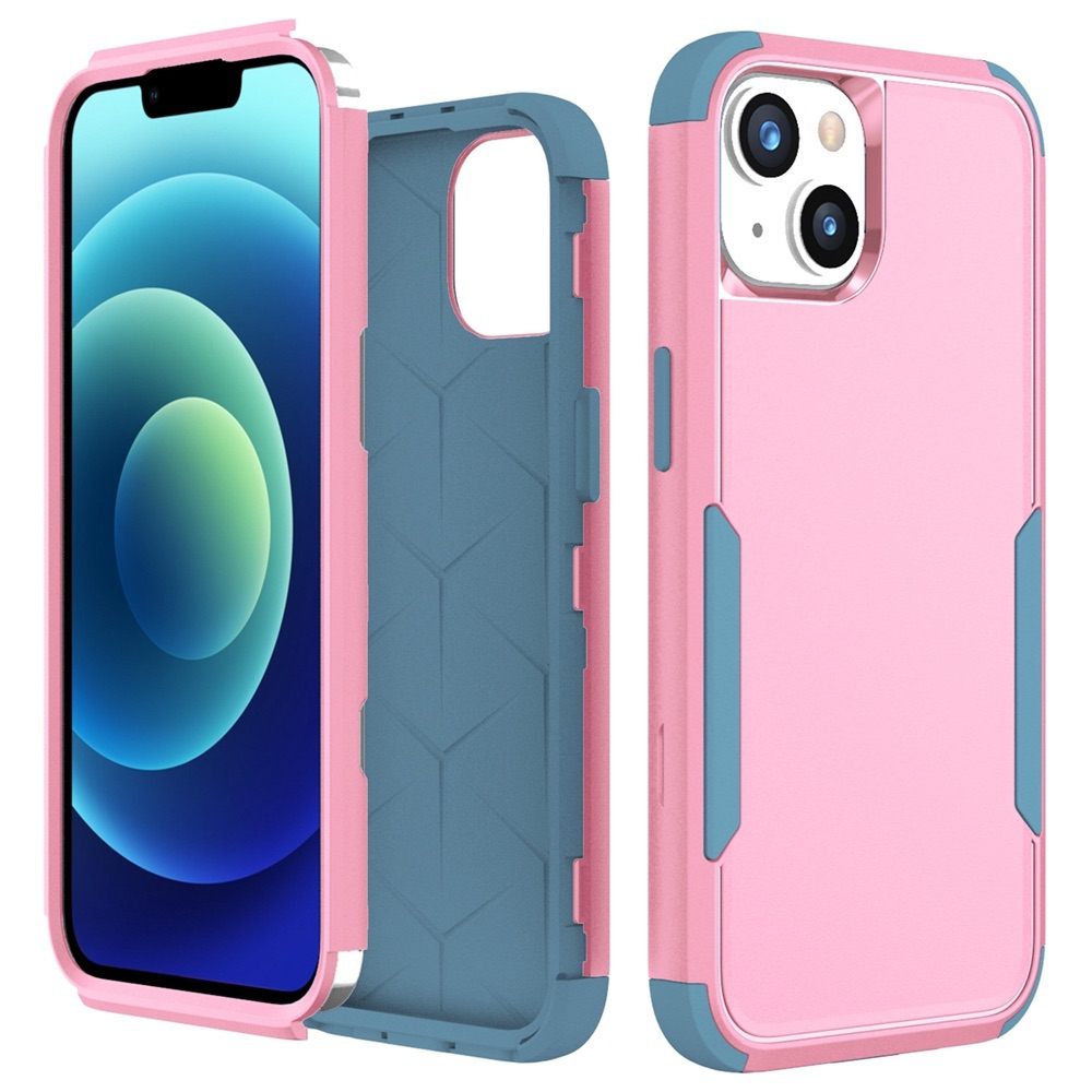 iPhone 15 Case Commuter Shockproof Armor Heavy Duty - Pink