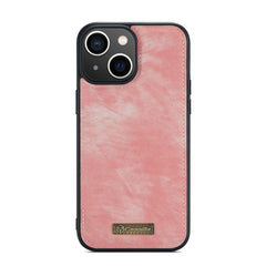 iPhone 15 Case Detachable Multi-slot and Zipper closure - Pink