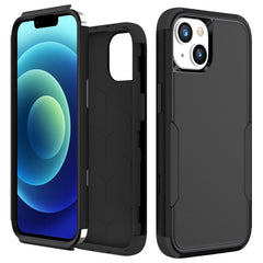 iPhone 15 Plus Case Commuter Shockproof Armor Heavy Duty - Black