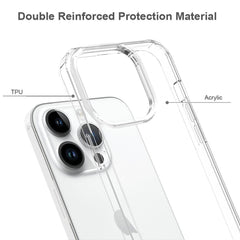 iPhone 15 Pro Case Shockproof Protective TPU + Acrylic - Transparent