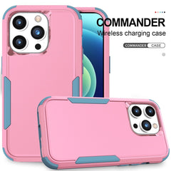 iPhone 15 Pro Max Case Commuter Shockproof Armor Heavy Duty - Pink