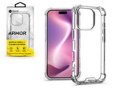 iPhone 16 Pro Case ROAR Armor with TPU and Acrylic - Transparent