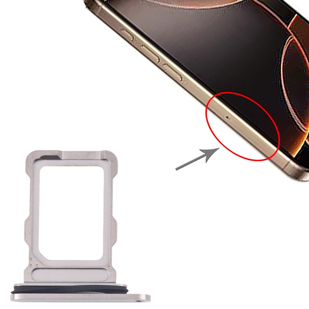 iPhone 16 Pro Max Replacement SIM Card Tray - Natural Titanium