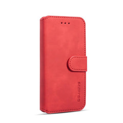 iPhone SE 2022 / SE 2020 / 8 / 7 Case With PU Leather and TPU - Red