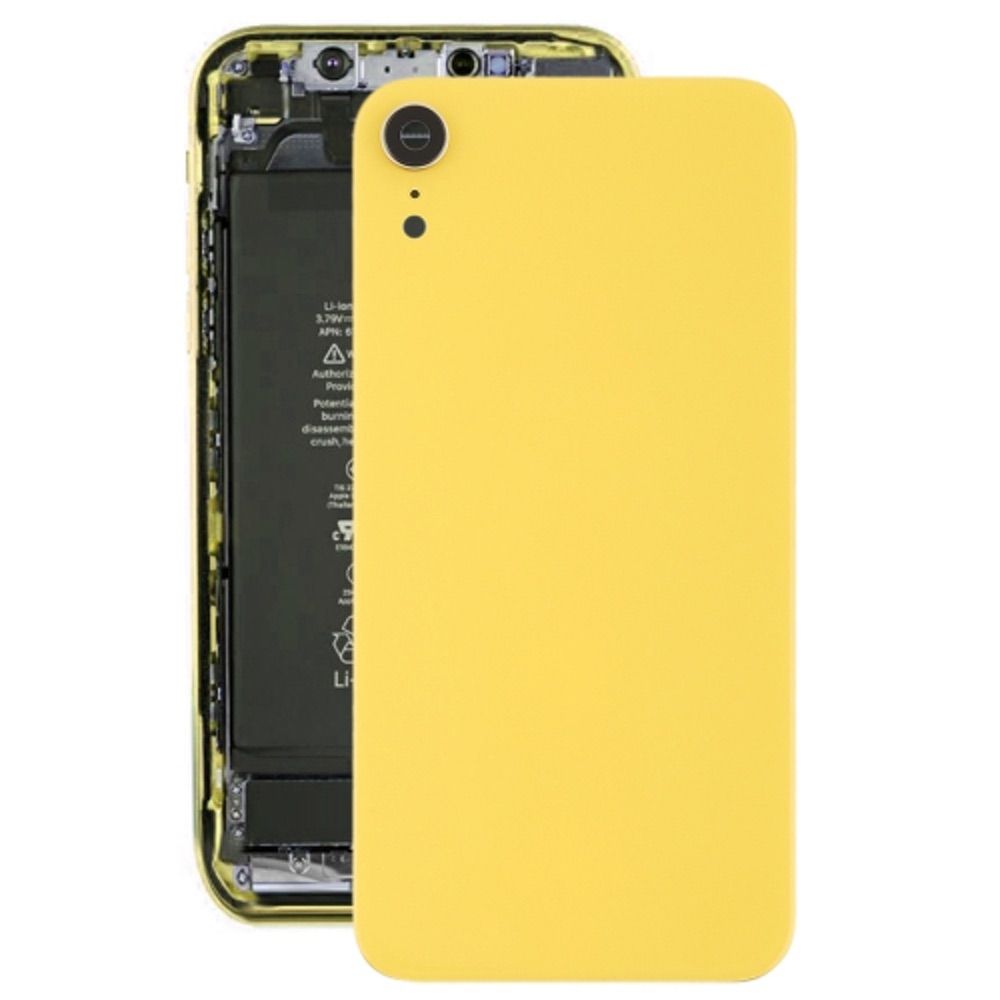 iPhone XR Battery Back Cover with Camera Lens Cover & Adhesive - Yellow