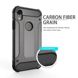 iPhone XR Case Armor Heavy Duty Protective - Black