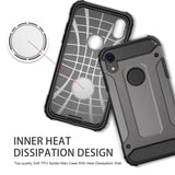 iPhone XR Case Armor Heavy Duty Protective - Black