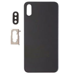 iPhone XS Battery Back Cover with Camera Lens Cover & Adhesive - Black