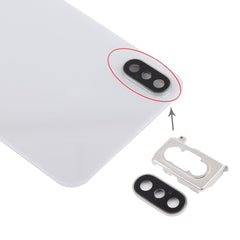 iPhone XS Battery Back Cover with Camera Lens Cover & Adhesive - White