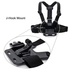 J-Hook Vertical Surface Buckle Mount Set - 2 Pcs