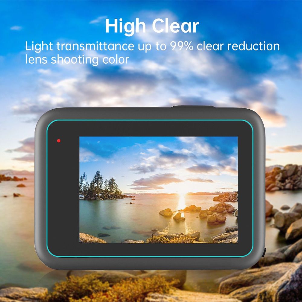 LCD Display Screen Protector Tempered Glass For GoPro Hero12 /11 /10 /9