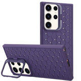 Samsung Galaxy S24 Ultra 5G Case Lens Holder TPU - Purple