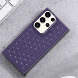 Samsung Galaxy S24 Ultra 5G Case Lens Holder TPU - Purple