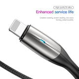 Lightning iPhone Charger Cable Baseus 2.4A Fast Charge 0.5m