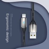 Lightning iPhone Charger Cable Baseus 2.4A Fast Charge 0.5m