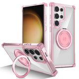 Samsung Galaxy S23 Ultra Case Protective Magnetic - Transparent Pink