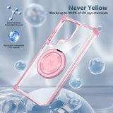 Samsung Galaxy S23 Ultra Case Protective Magnetic - Transparent Pink