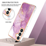 Samsung Galaxy S24 5G Case Marble Dual-side IMD - Purple