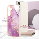 Samsung Galaxy S24 5G Case Marble Dual-side IMD - Purple