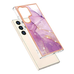 Samsung Galaxy S24 Ultra 5G Case Marble Dual-side IMD - Purple