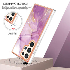 Samsung Galaxy S24 Ultra 5G Case Marble Dual-side IMD - Purple