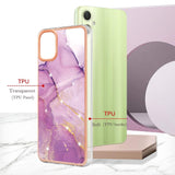 Samsung Galaxy A05 Case Marble Dual-side TPU - Purple