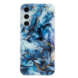 Samsung Galaxy S24 Plus 5G Case Shockproof Marble Pattern - Grey