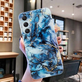 Samsung Galaxy S24 Plus 5G Case Shockproof Marble Pattern - Grey