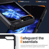 Samsung Galaxy Z Flip 5 Case Protective Matte Holder - Black