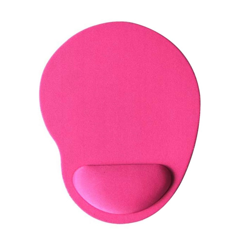 Mouse Pad Non-Slip Cloth Gel Wrist Rest - Magenta