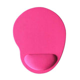 Mouse Pad Non-Slip Cloth Gel Wrist Rest - Magenta