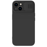 iPhone 15 Plus Case Protective CamShield Magnetic Silicone - Black