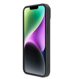 iPhone 15 Plus Case Protective CamShield Magnetic Silicone - Black