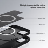 iPhone 15 Plus Case Protective CamShield Magnetic Silicone - Black