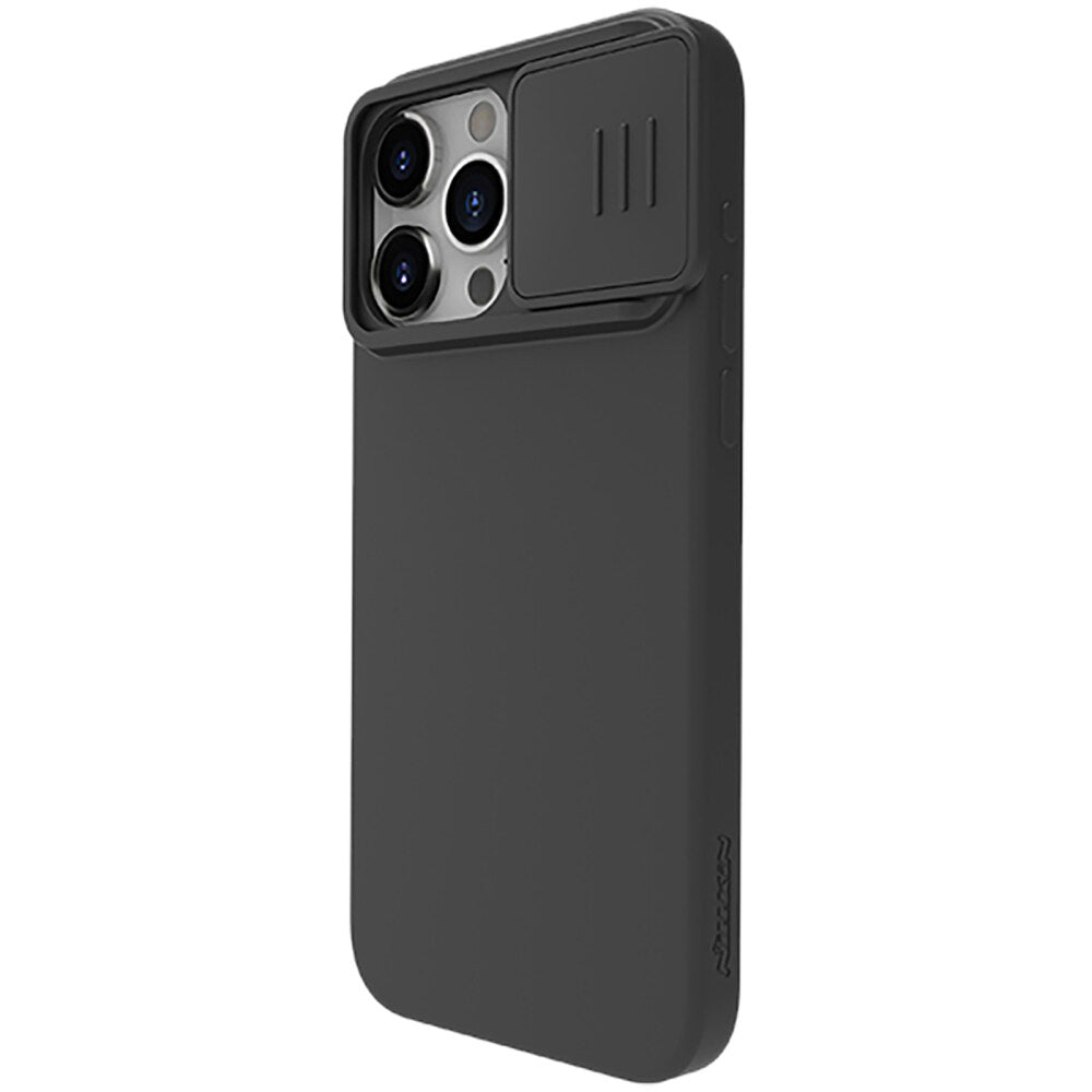 iPhone 15 Pro Max Case Silicon CamShield Magnetic - Classic Black