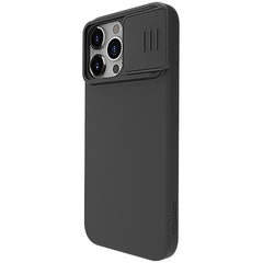 iPhone 15 Pro Max Case Protecitve CamShield Silicone - Black