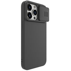 iPhone 15 Pro Max Case Protecitve CamShield Silicone - Black