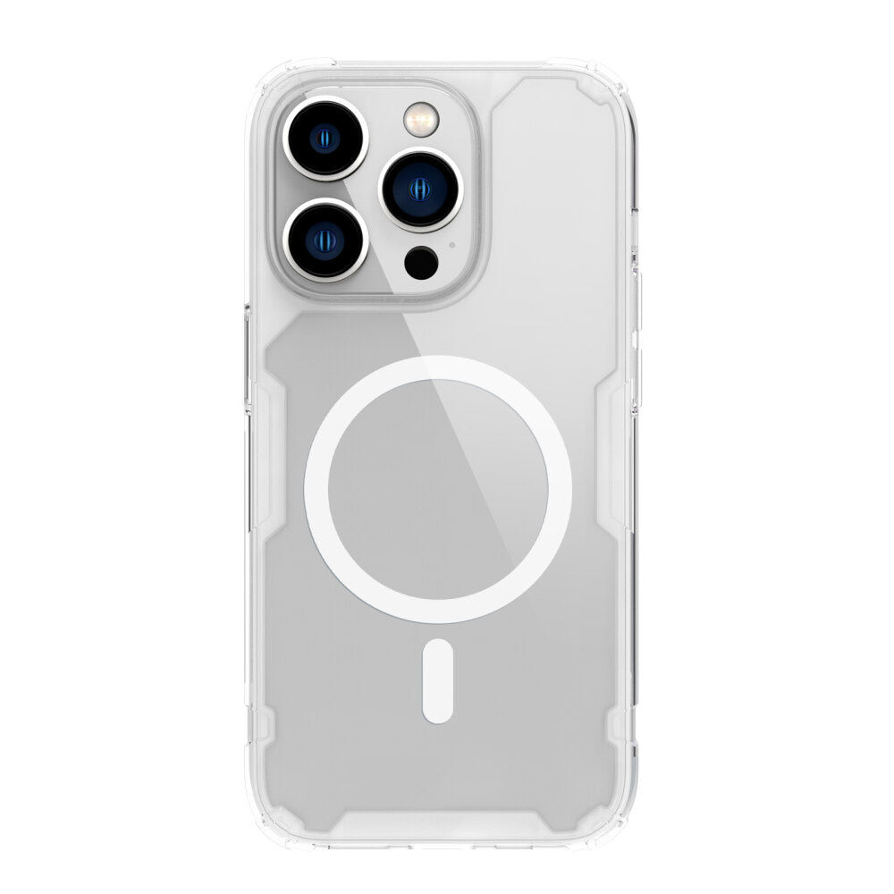 iPhone 14 Pro Max Case Nature TPU Pro Magnetic - White