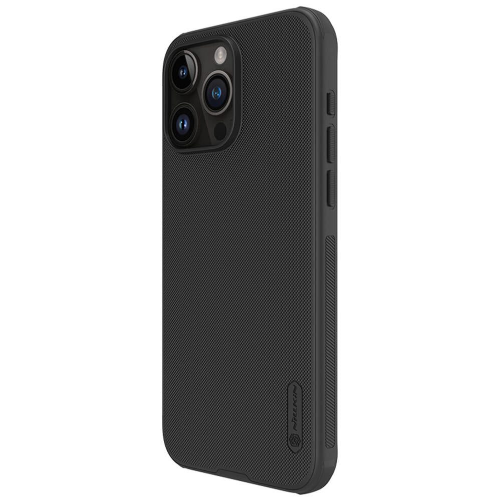 iPhone 15 Pro Max Case Super Frosted Shield Pro - Black