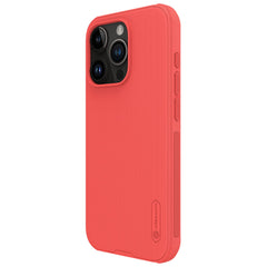 iPhone 15 Pro Case Protective Super Frosted Shield - Red