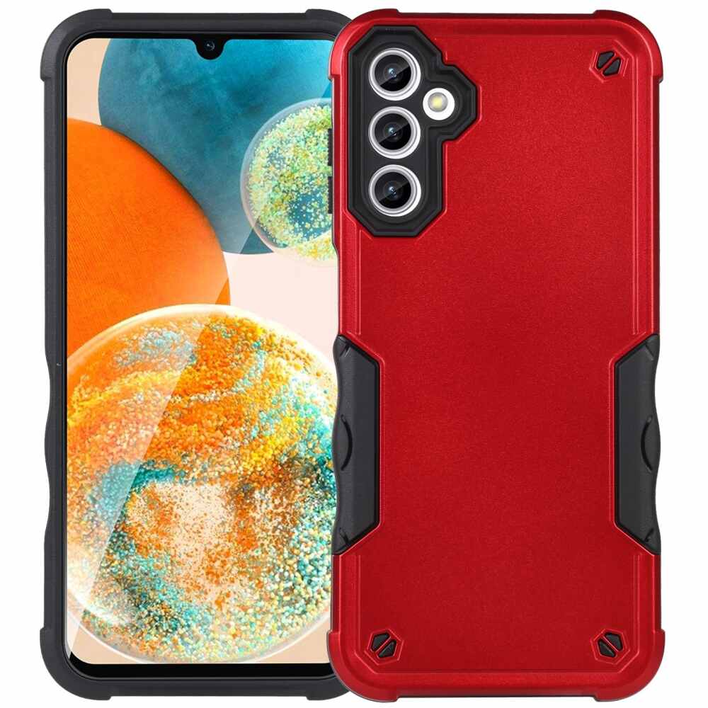 Samsung Galaxy A14 5G Case Non-Slip Protective Armor - Red