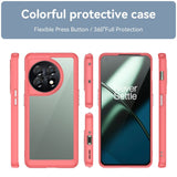 OnePlus 11 5G Case Colorful Series Acrylic and TPU - Red