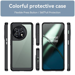 OnePlus 11 Case Colorful Series TPU and Acrylic - Black