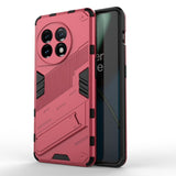 OnePlus 11 5G Case Punk Armor Invisible Holder - Light Red