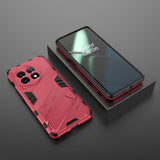 OnePlus 11 5G Case Punk Armor Invisible Holder - Light Red
