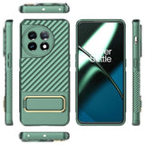 OnePlus 11 5G Case Protective TPU Wavy Textured - Green